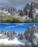 FSC Dolomiti 3D X-Plane scenery Dolomiti di Brenta seasons